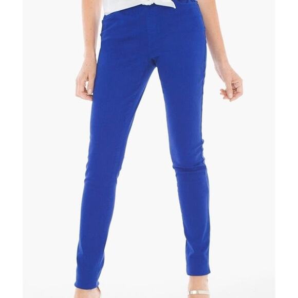 Chico's Denim - CHICO'S Platinum Pull-On Jeggings Artisan Sapphire Blue Size Medium Comfortable